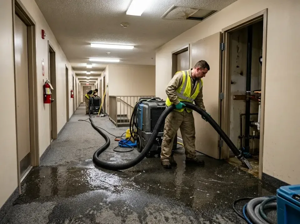 multi-unit-apartment-hallway-f-005 — frequently asked questions, Emergency Burst Pipe Water Extraction & Removal in Sun Lake…